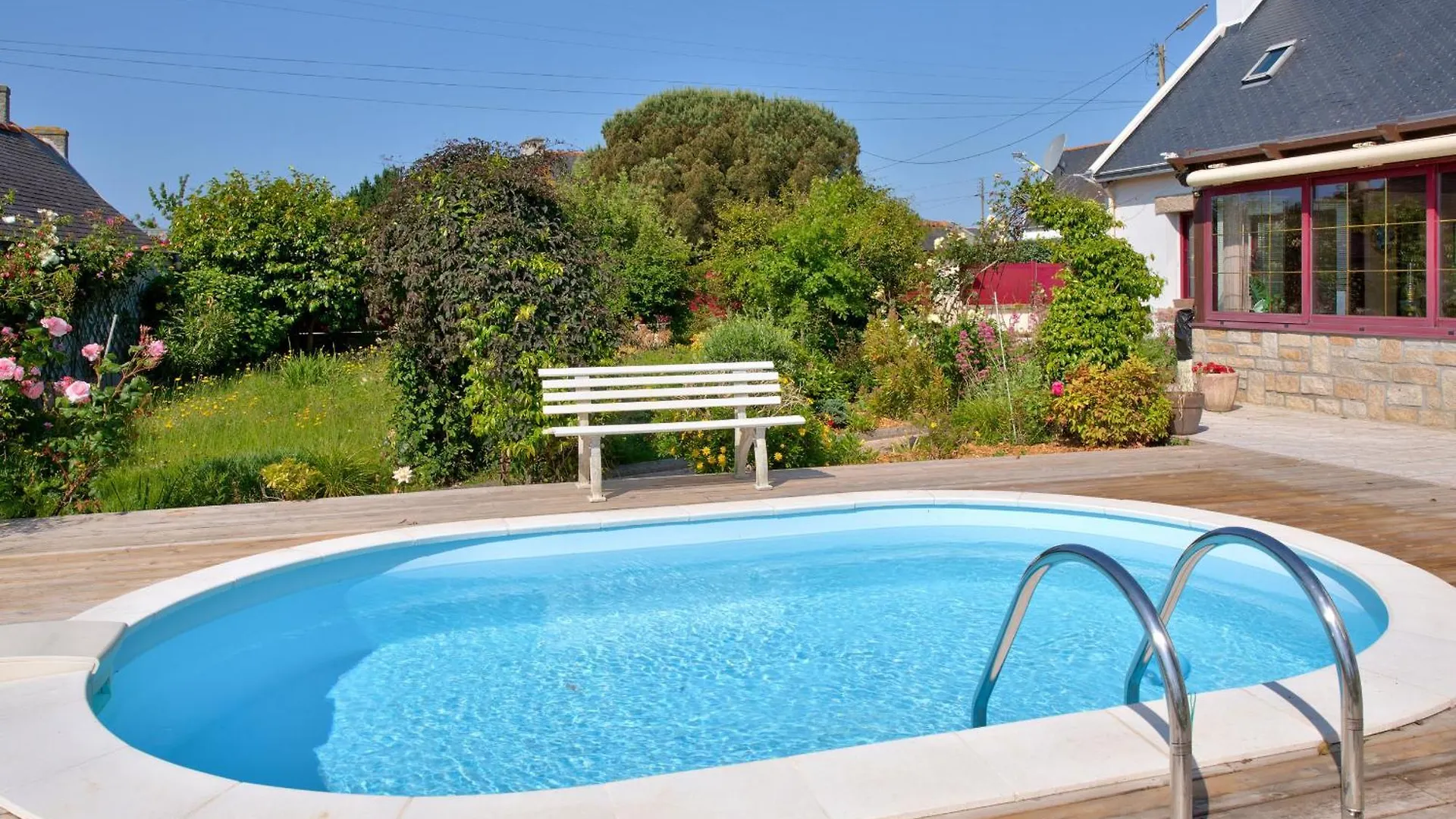 Nyaraló Maison Avec Piscine Pour 5 Personnes Plomeur Franciaország