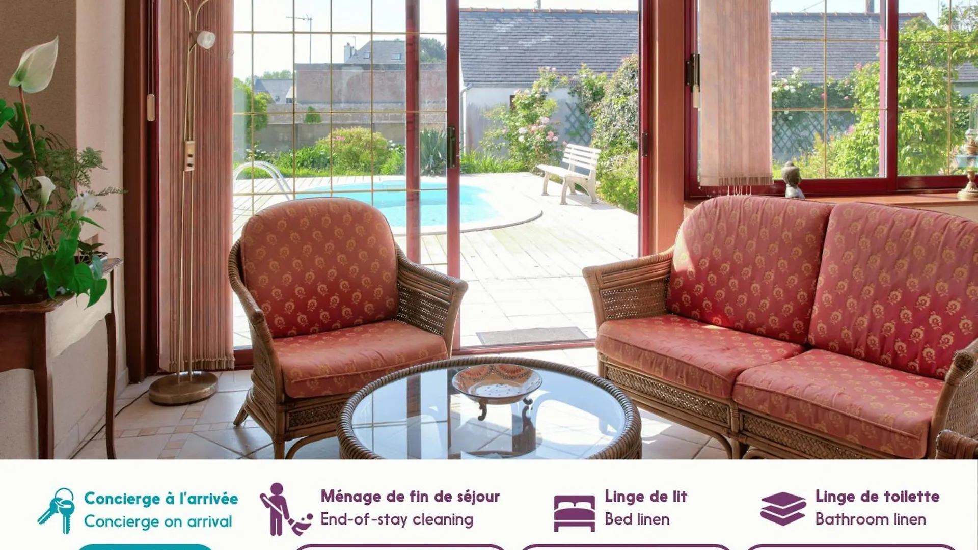 Maison Avec Piscine Pour 5 Personnes Plomeur Holiday home